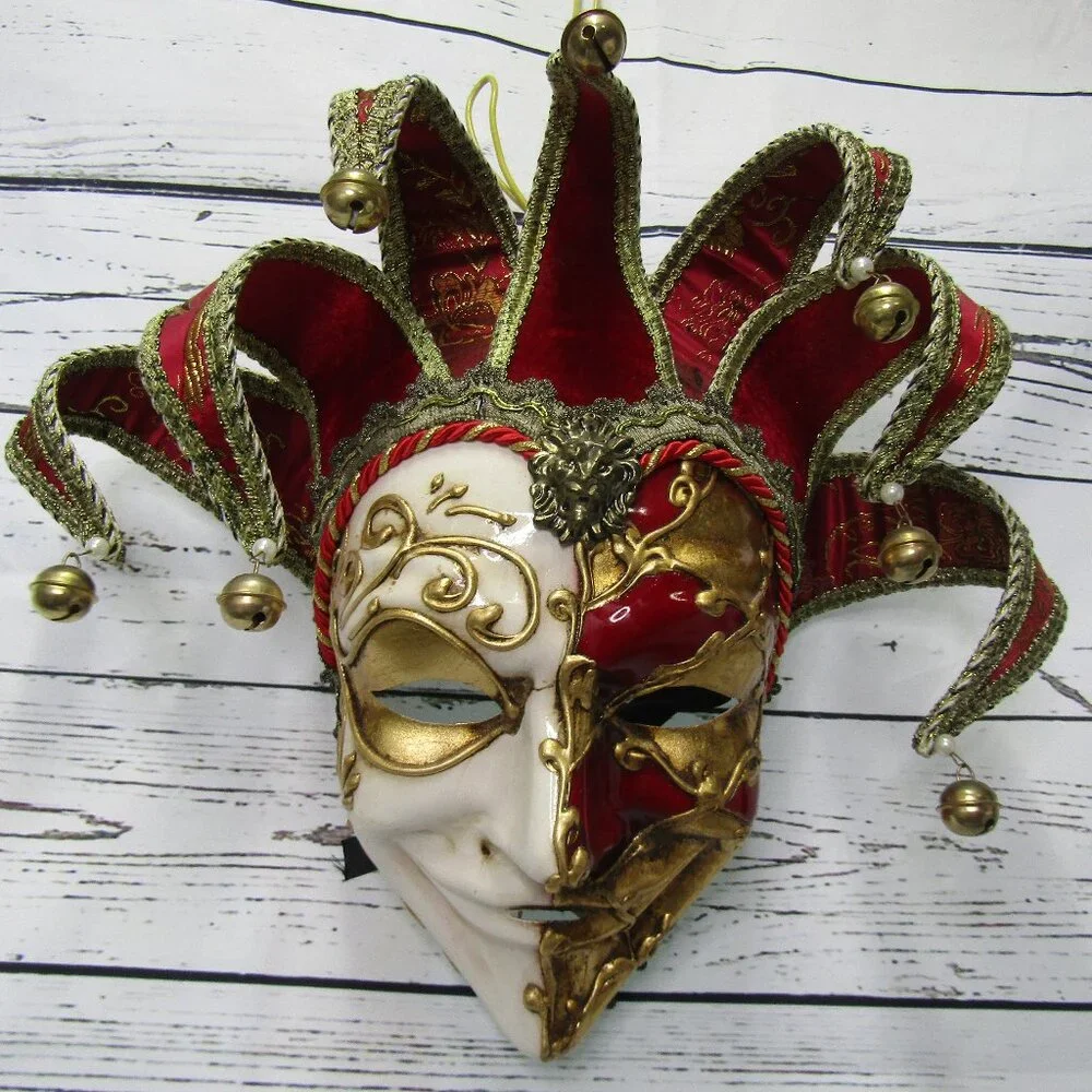 Venetian Jester Carnival Mask